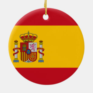 スペイン国旗 セラミックオーナメント