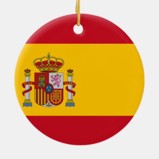 スペイン国旗 セラミックオーナメント (裏面)