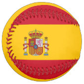 スペイン国旗 ソフトボール (正面左)