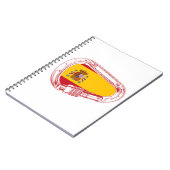 スペイン国旗 ノートブック (左側)