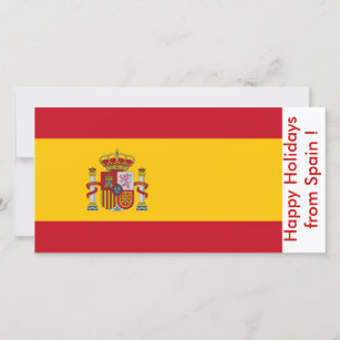 スペイン国旗、ハッピーホリデーズ シーズンカード