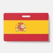 スペイン国旗 バッジ (裏面)