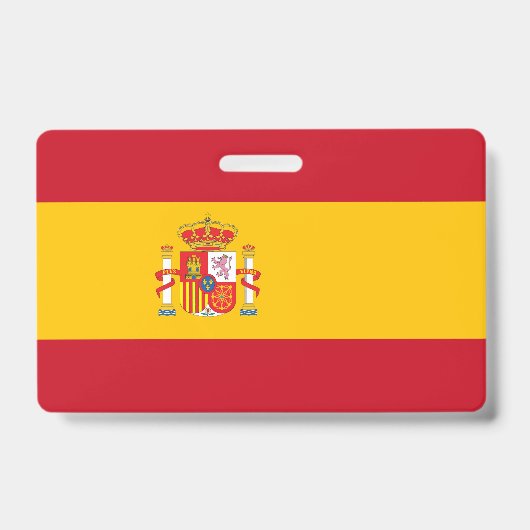 スペイン国旗 バッジ (正面)