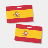 スペイン国旗 バッジ (正面＆裏面)
