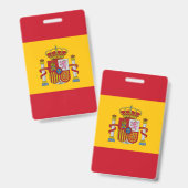 スペイン国旗 バッジ (正面＆裏面)