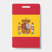 スペイン国旗 バッジ (裏面)
