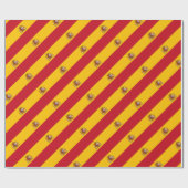 スペイン国旗 – バンデラ・デ・エスパーニャスペインの国旗 ラッピングペーパー (フラット)