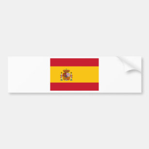 スペイン国旗 バンパーステッカー