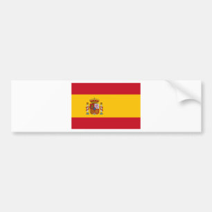 スペイン国旗 バンパーステッカー