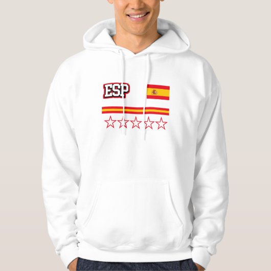 スペイン国旗 パーカ (正面)