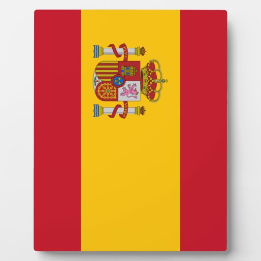 スペイン国旗 フォトプラーク (正面)