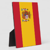 スペイン国旗 フォトプラーク (側面)