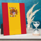 スペイン国旗 フォトプラーク (側面)