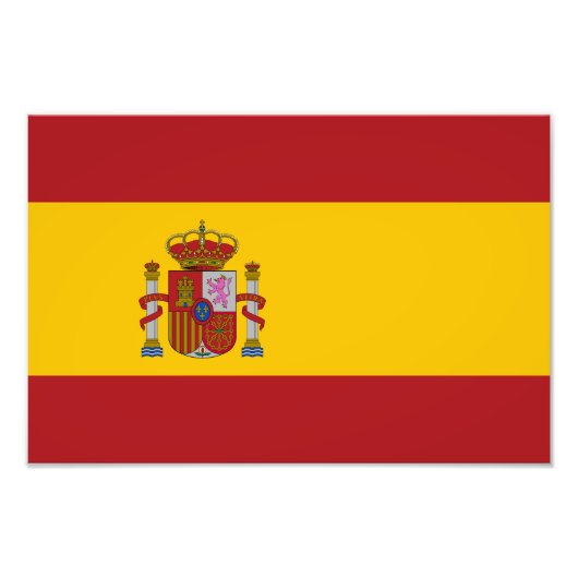 スペイン国旗 フォトプリント            (正面)