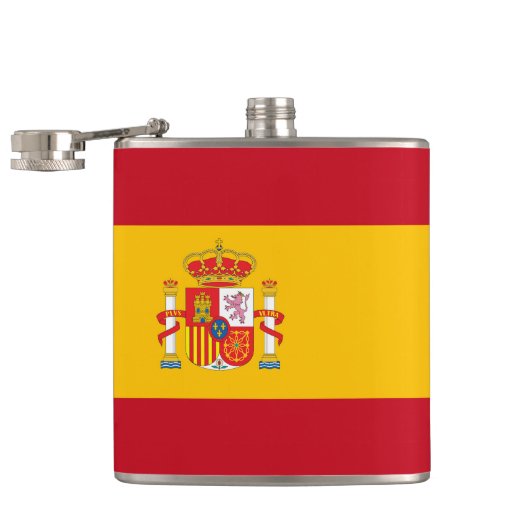 スペイン国旗 フラスク (オープン)