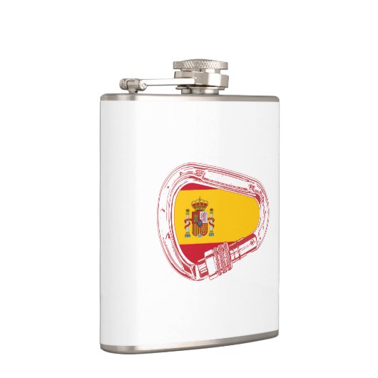 スペイン国旗 フラスク (右)