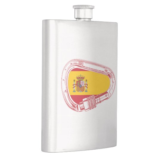 スペイン国旗 フラスク (右)