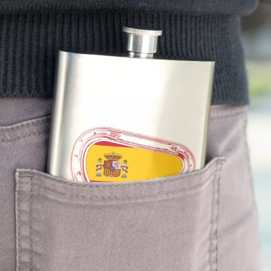 スペイン国旗 フラスク (インサイチュ)