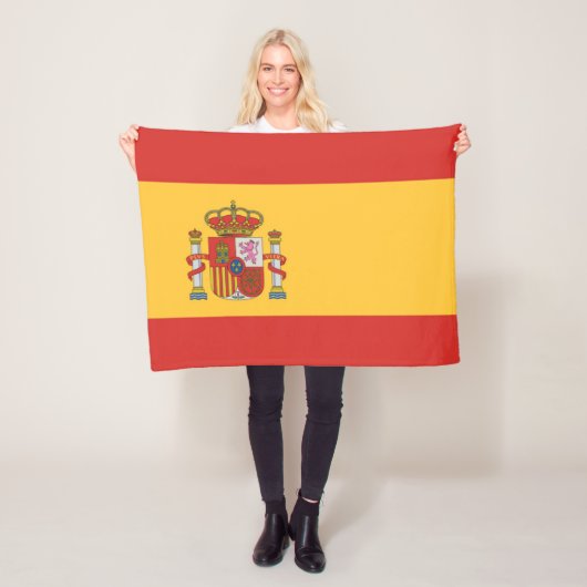 スペイン国旗 フリースブランケット (インサイチュ)