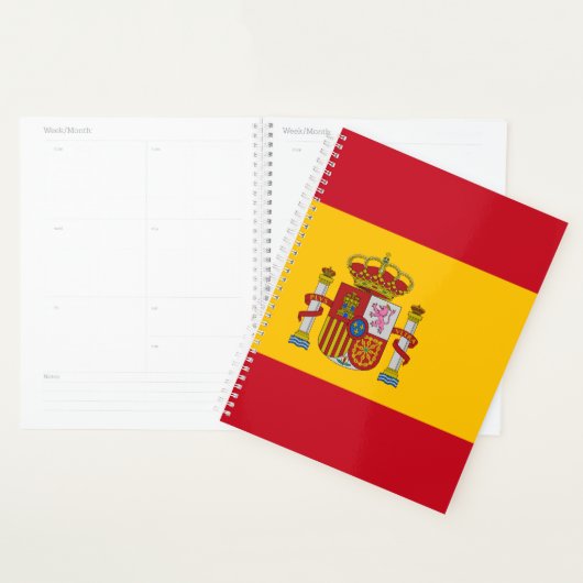スペイン国旗 プランナー手帳 (ディスプレー)
