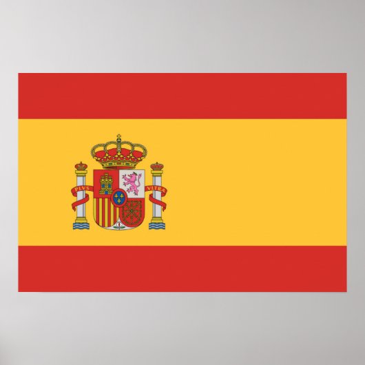 スペイン国旗 ポスター (正面)
