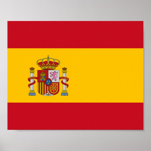 スペイン国旗 ポスター (正面)