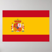 スペイン国旗 ポスター (正面)