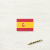 スペイン国旗 ポストイット (デスク上)