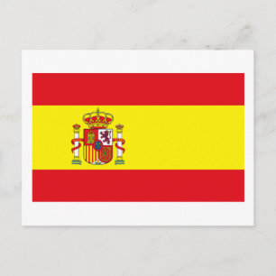 スペイン国旗 ポストカード