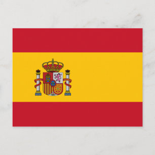 スペイン国旗 ポストカード