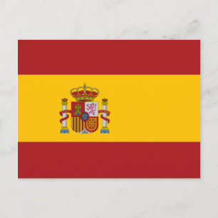 スペイン国旗 ポストカード