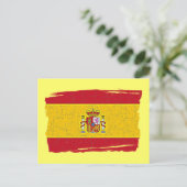 スペイン国旗 ポストカード (スタンド正面)