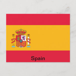 スペイン国旗 ポストカード