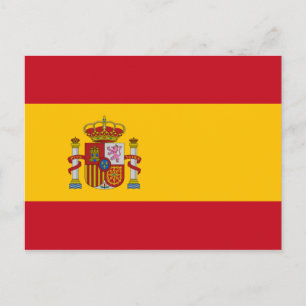 スペイン国旗 ポストカード