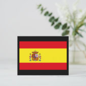 スペイン国旗 ポストカード (スタンド正面)