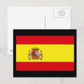スペイン国旗 ポストカード (正面/裏面)
