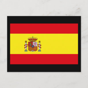 スペイン国旗 ポストカード