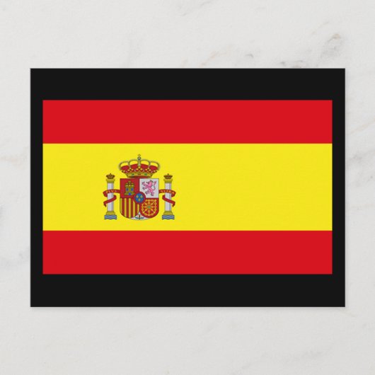 スペイン国旗 ポストカード (正面)