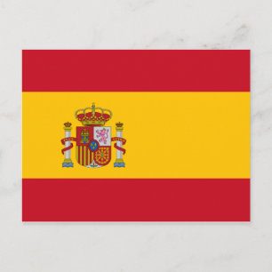 スペイン国旗 ポストカード