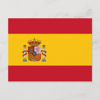 スペイン国旗 ポストカード