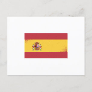 スペイン国旗 ポストカード