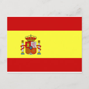 スペイン国旗 ポストカード