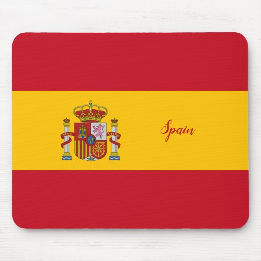 スペイン国旗 マウスパッド (正面)