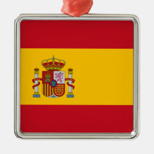 スペイン国旗 メタルオーナメント