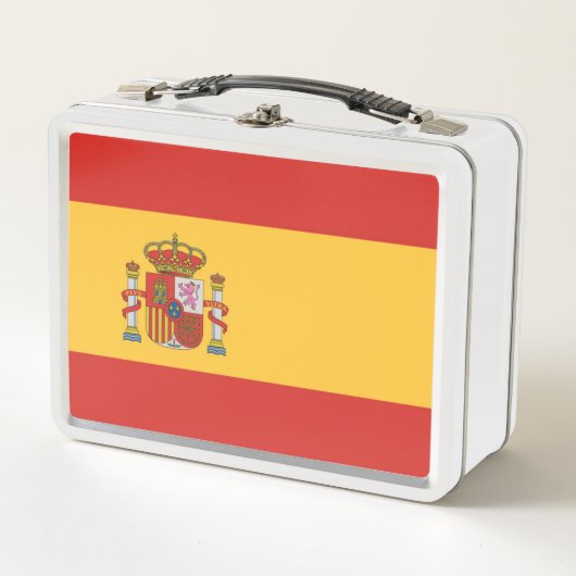 スペイン国旗 メタルランチボックス (正面)