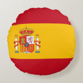 スペイン国旗 ラウンドクッション (正面)
