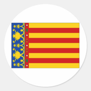 スペイン国旗 ラウンドシール