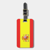 スペイン国旗 ラゲッジタグ (正面縦)