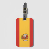 スペイン国旗 ラゲッジタグ (正面縦)