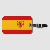 スペイン国旗 ラゲッジタグ (正面横)